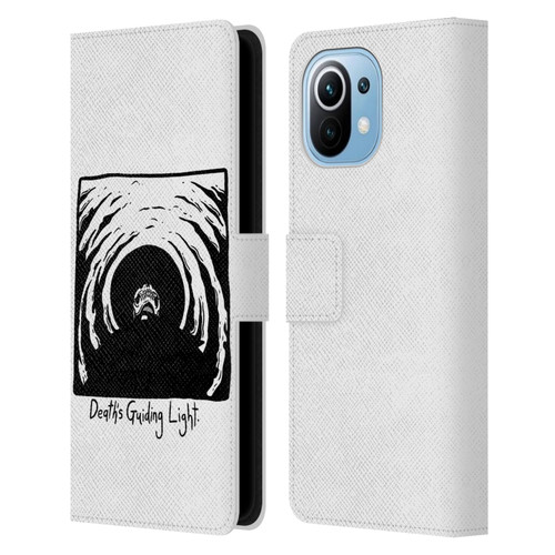 Matt Bailey Skull Deaths Guiding Light Leather Book Wallet Case Cover For Xiaomi Mi 11