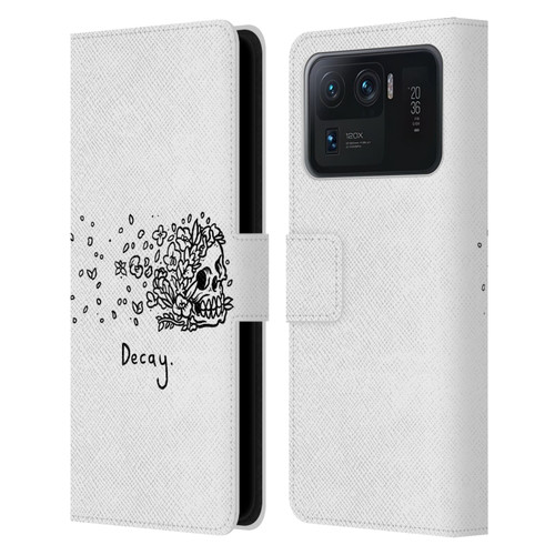 Matt Bailey Skull Decay Leather Book Wallet Case Cover For Xiaomi Mi 11 Ultra