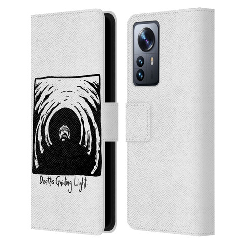 Matt Bailey Skull Deaths Guiding Light Leather Book Wallet Case Cover For Xiaomi 12 Pro