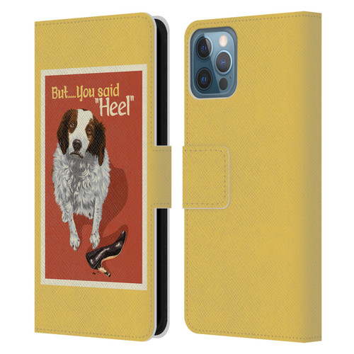 Lantern Press Dog Collection But You Said Leather Book Wallet Case Cover For Apple iPhone 12 / iPhone 12 Pro