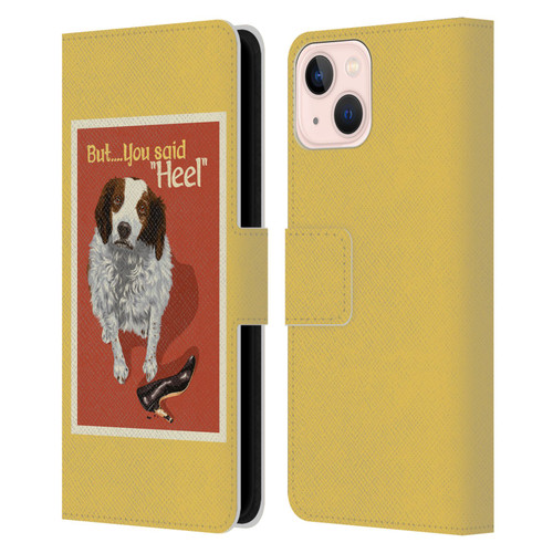 Lantern Press Dog Collection But You Said Leather Book Wallet Case Cover For Apple iPhone 13