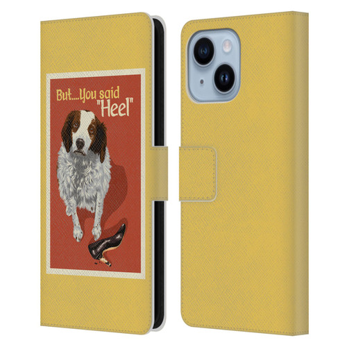 Lantern Press Dog Collection But You Said Leather Book Wallet Case Cover For Apple iPhone 14 Plus