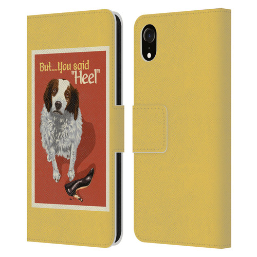 Lantern Press Dog Collection But You Said Leather Book Wallet Case Cover For Apple iPhone XR