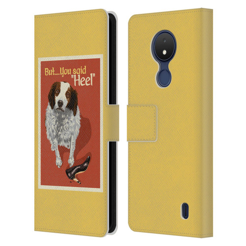 Lantern Press Dog Collection But You Said Leather Book Wallet Case Cover For Nokia C21
