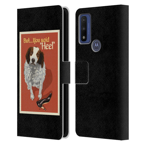 Lantern Press Dog Collection But You Said Leather Book Wallet Case Cover For Motorola G Pure