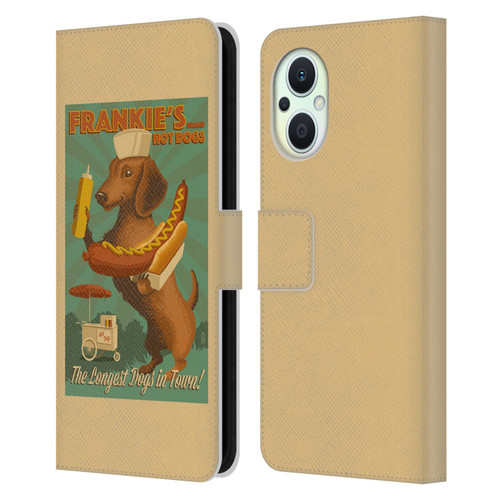 Lantern Press Dog Collection Frankie's Leather Book Wallet Case Cover For OPPO Reno8 Lite