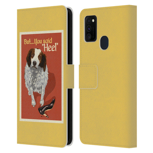 Lantern Press Dog Collection But You Said Leather Book Wallet Case Cover For Samsung Galaxy M30s (2019)/M21 (2020)