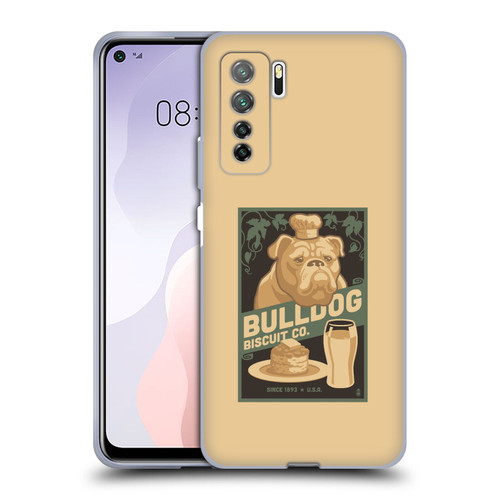 Lantern Press Dog Collection Bulldog Soft Gel Case for Huawei Nova 7 SE/P40 Lite 5G