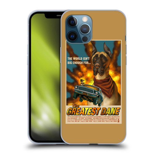 Lantern Press Dog Collection Greatest Dane Soft Gel Case for Apple iPhone 12 Pro Max