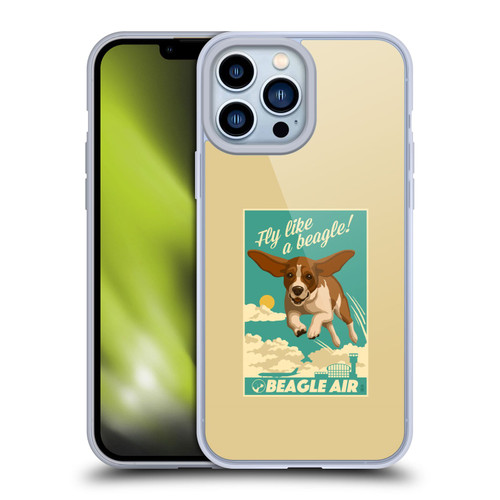 Lantern Press Dog Collection Fly Like A Beagle Soft Gel Case for Apple iPhone 13 Pro Max