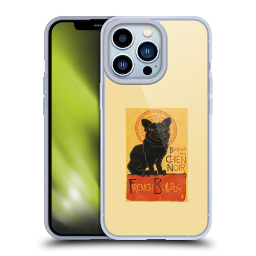 Lantern Press Dog Collection French Bulldog Soft Gel Case for Apple iPhone 13 Pro