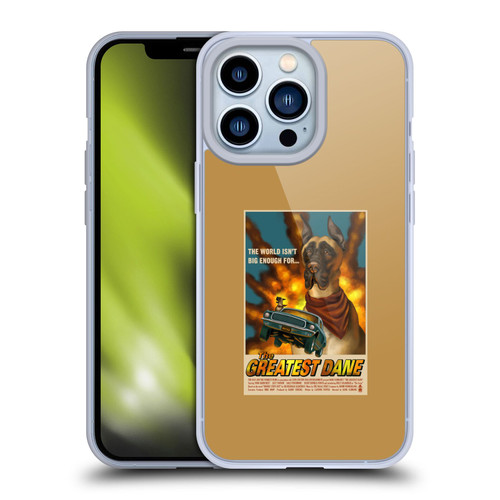 Lantern Press Dog Collection Greatest Dane Soft Gel Case for Apple iPhone 13 Pro