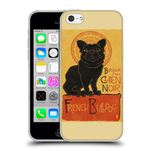 Lantern Press Dog Collection French Bulldog Soft Gel Case for Apple iPhone 5c