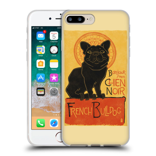 Lantern Press Dog Collection French Bulldog Soft Gel Case for Apple iPhone 7 Plus / iPhone 8 Plus