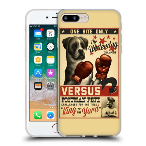 Lantern Press Dog Collection Versus Soft Gel Case for Apple iPhone 7 Plus / iPhone 8 Plus
