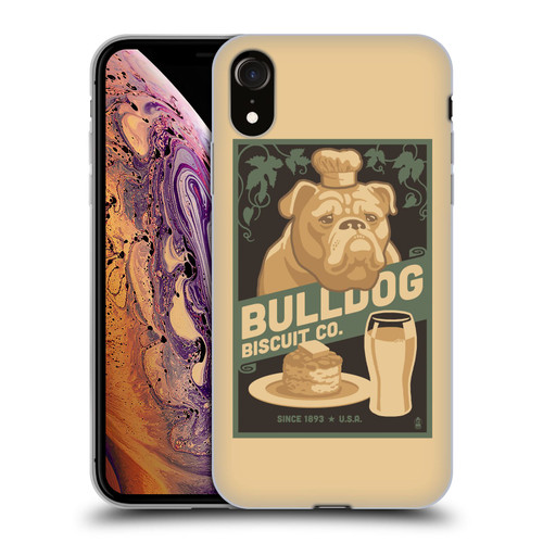 Lantern Press Dog Collection Bulldog Soft Gel Case for Apple iPhone XR