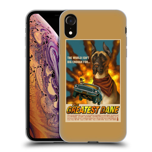 Lantern Press Dog Collection Greatest Dane Soft Gel Case for Apple iPhone XR