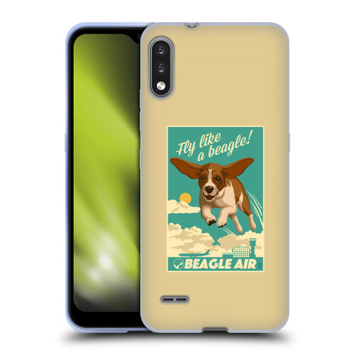 Lantern Press Dog Collection Fly Like A Beagle Soft Gel Case for LG K22