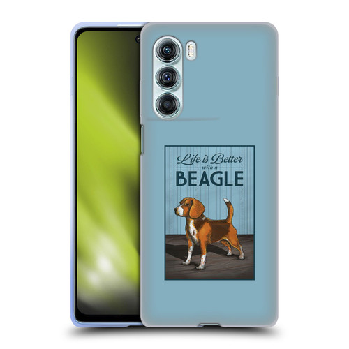 Lantern Press Dog Collection Beagle Soft Gel Case for Motorola Edge S30 / Moto G200 5G