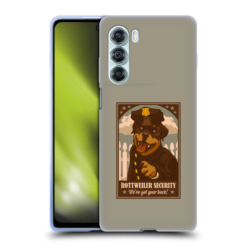 Lantern Press Dog Collection Rottweiller Security Soft Gel Case for Motorola Edge S30 / Moto G200 5G