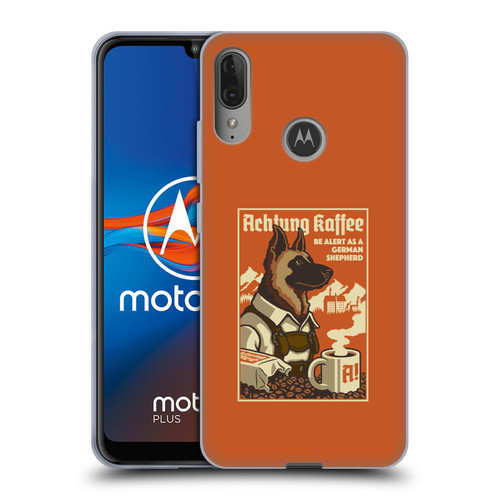 Lantern Press Dog Collection German Sheperd Soft Gel Case for Motorola Moto E6 Plus