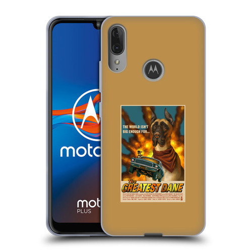 Lantern Press Dog Collection Greatest Dane Soft Gel Case for Motorola Moto E6 Plus