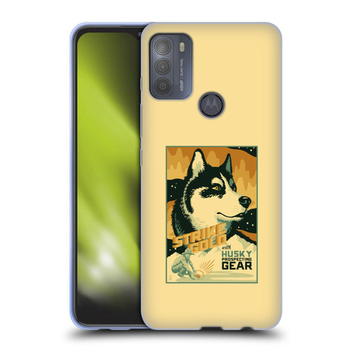 Lantern Press Dog Collection Husky Soft Gel Case for Motorola Moto G50