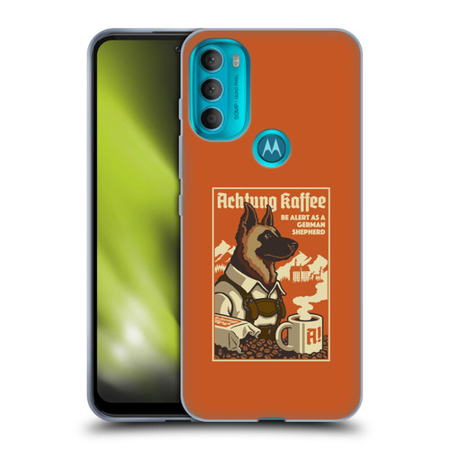 Lantern Press Dog Collection German Sheperd Soft Gel Case for Motorola Moto G71 5G