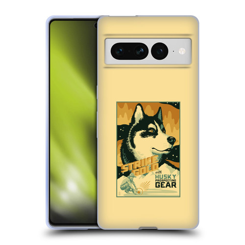 Lantern Press Dog Collection Husky Soft Gel Case for Google Pixel 7 Pro