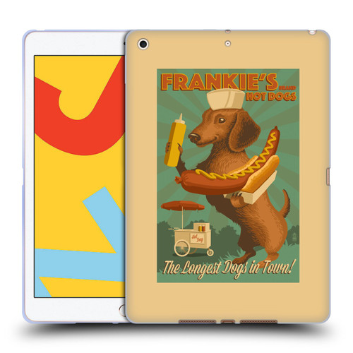 Lantern Press Dog Collection Frankie's Soft Gel Case for Apple iPad 10.2 2019/2020/2021
