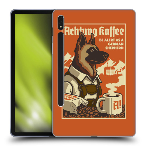 Lantern Press Dog Collection German Sheperd Soft Gel Case for Samsung Galaxy Tab S8