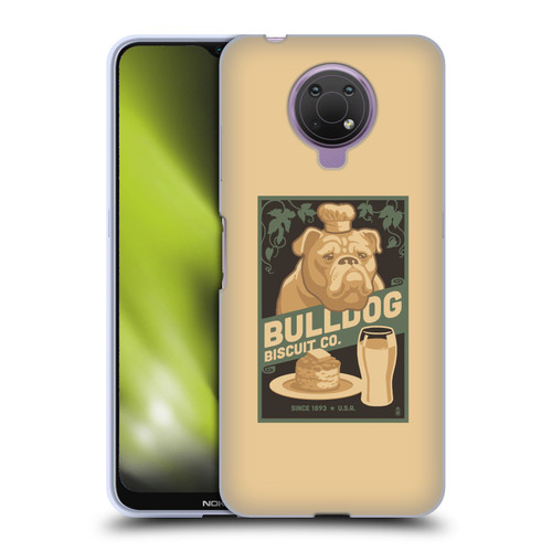 Lantern Press Dog Collection Bulldog Soft Gel Case for Nokia G10