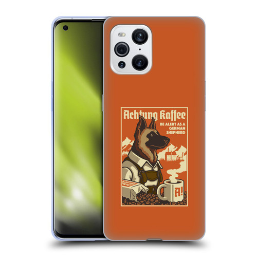 Lantern Press Dog Collection German Sheperd Soft Gel Case for OPPO Find X3 / Pro