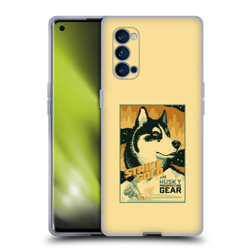 Lantern Press Dog Collection Husky Soft Gel Case for OPPO Reno 4 Pro 5G