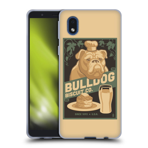 Lantern Press Dog Collection Bulldog Soft Gel Case for Samsung Galaxy A01 Core (2020)