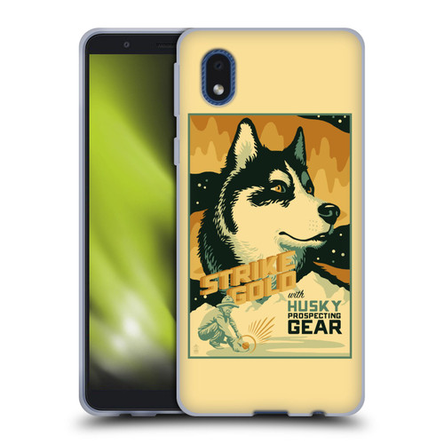 Lantern Press Dog Collection Husky Soft Gel Case for Samsung Galaxy A01 Core (2020)