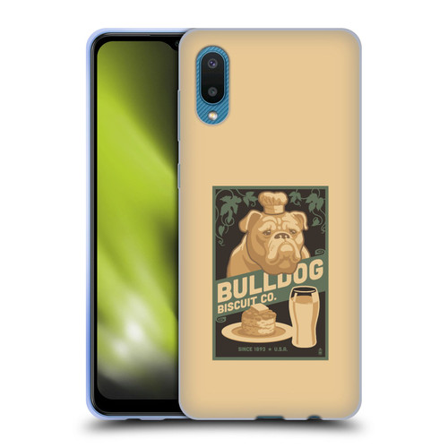 Lantern Press Dog Collection Bulldog Soft Gel Case for Samsung Galaxy A02/M02 (2021)