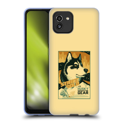 Lantern Press Dog Collection Husky Soft Gel Case for Samsung Galaxy A03 (2021)