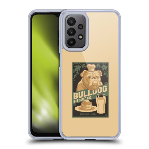 Lantern Press Dog Collection Bulldog Soft Gel Case for Samsung Galaxy A23 / 5G (2022)