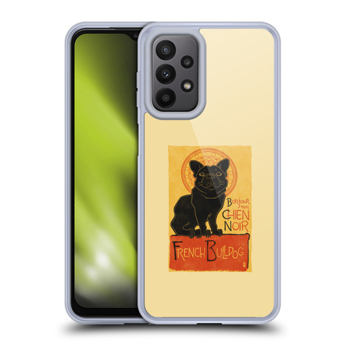 Lantern Press Dog Collection French Bulldog Soft Gel Case for Samsung Galaxy A23 / 5G (2022)