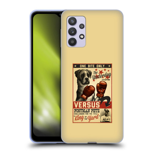 Lantern Press Dog Collection Versus Soft Gel Case for Samsung Galaxy A32 5G / M32 5G (2021)