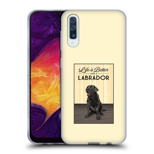 Lantern Press Dog Collection Labrador Soft Gel Case for Samsung Galaxy A50/A30s (2019)