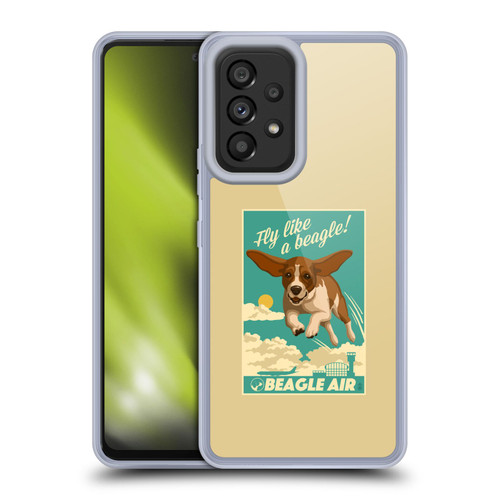 Lantern Press Dog Collection Fly Like A Beagle Soft Gel Case for Samsung Galaxy A53 5G (2022)