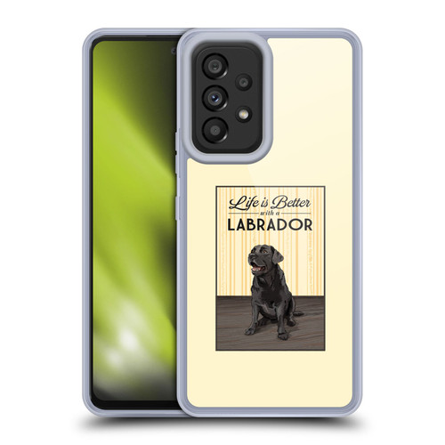 Lantern Press Dog Collection Labrador Soft Gel Case for Samsung Galaxy A53 5G (2022)