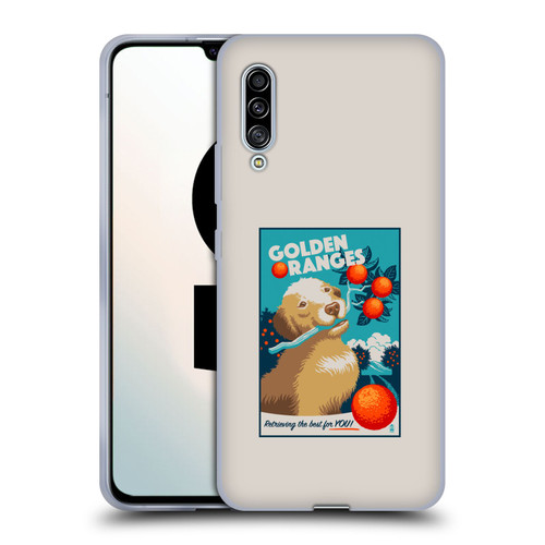 Lantern Press Dog Collection Golden Oranges Soft Gel Case for Samsung Galaxy A90 5G (2019)