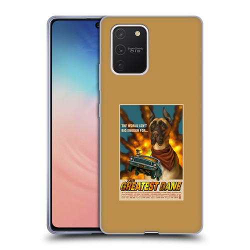 Lantern Press Dog Collection Greatest Dane Soft Gel Case for Samsung Galaxy S10 Lite