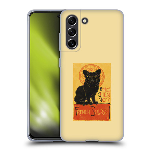 Lantern Press Dog Collection French Bulldog Soft Gel Case for Samsung Galaxy S21 FE 5G