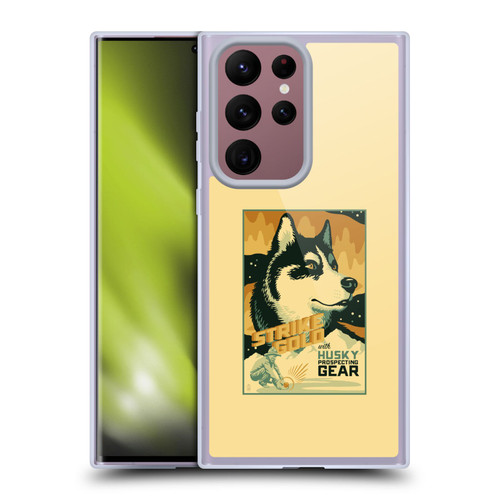 Lantern Press Dog Collection Husky Soft Gel Case for Samsung Galaxy S22 Ultra 5G