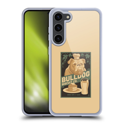 Lantern Press Dog Collection Bulldog Soft Gel Case for Samsung Galaxy S23+ 5G