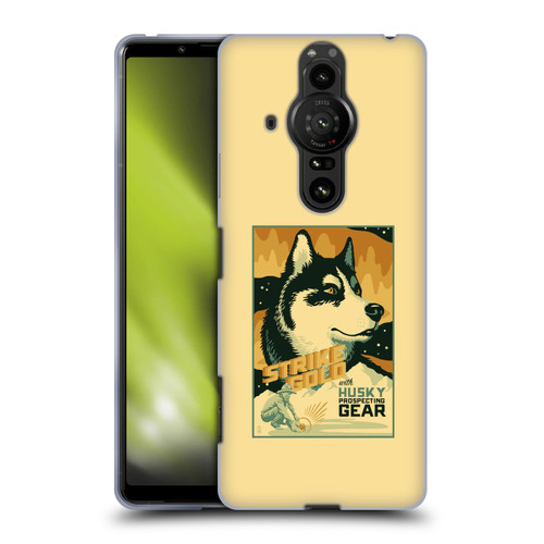 Lantern Press Dog Collection Husky Soft Gel Case for Sony Xperia Pro-I